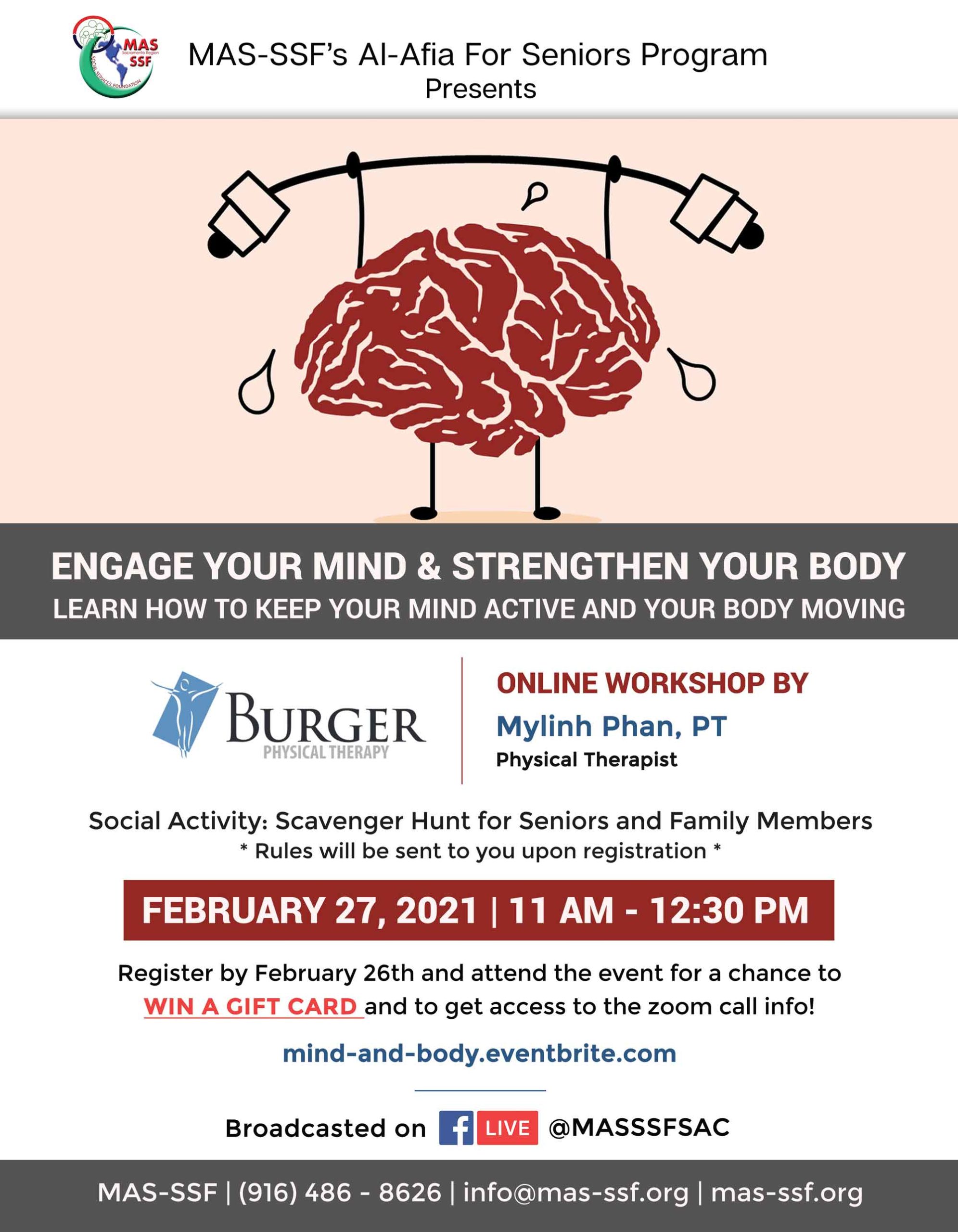 Engage Your Mind & Strengthen Your Body